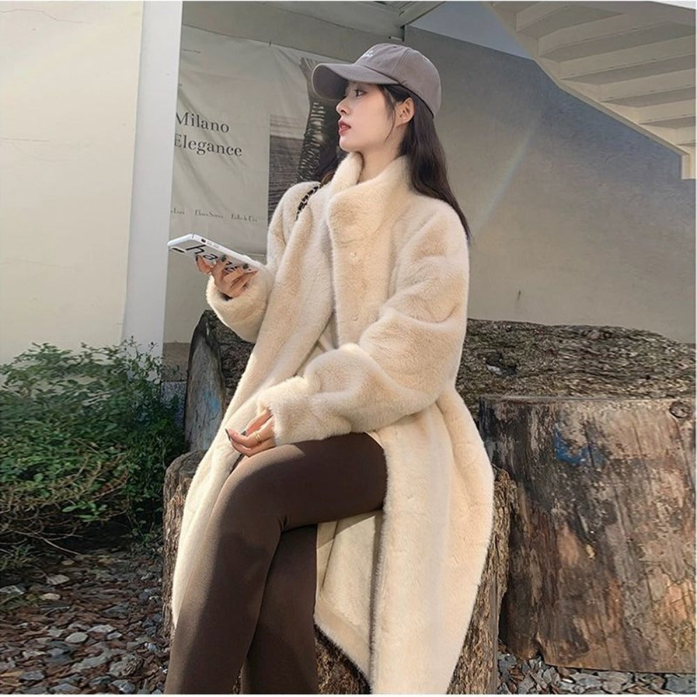 Addison | Women’s Elegant Faux Fur Cold Weather Coat