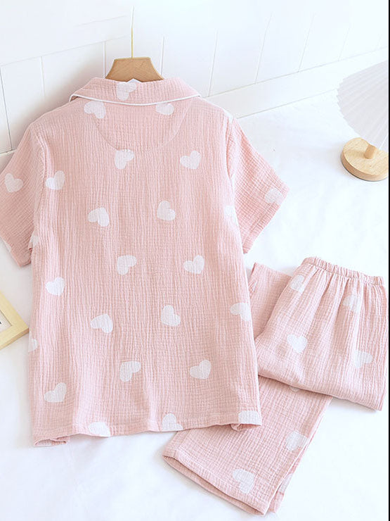 Isabella | Women’s Button-Down Short Sleeve Pajama Set