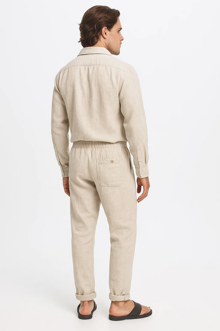 Skinny Trousers | Milo – Ecru