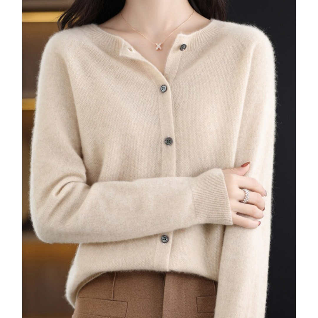 Jacqueline | Soft Button-Down Sweater for Women
