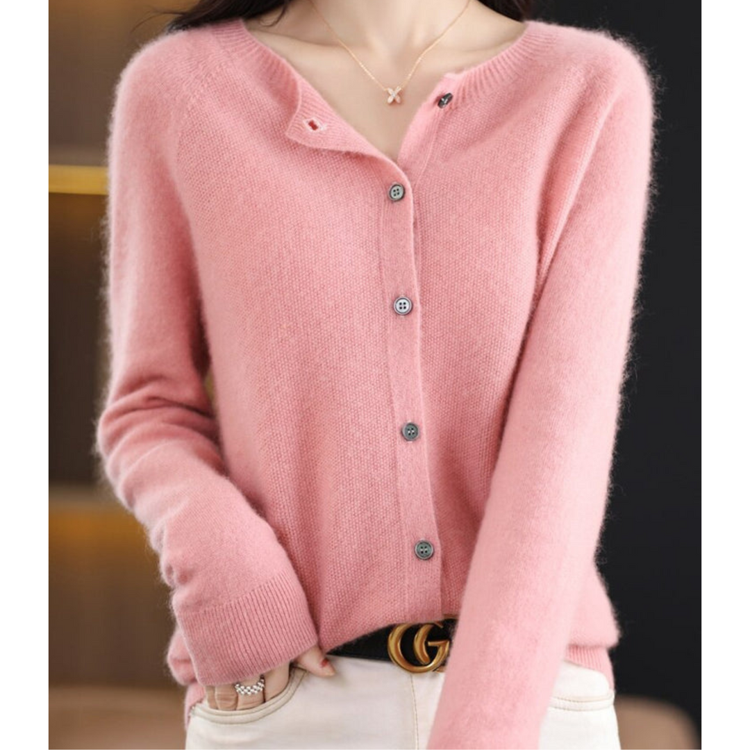 Jacqueline | Soft Button-Down Sweater for Women