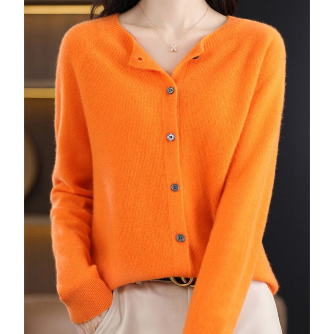 Jacqueline | Soft Button-Down Sweater for Women