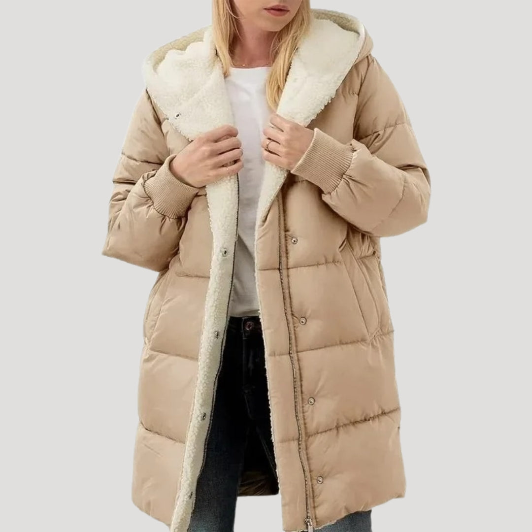 Brooklyn | Winter Hooded Puffer Coat For Women