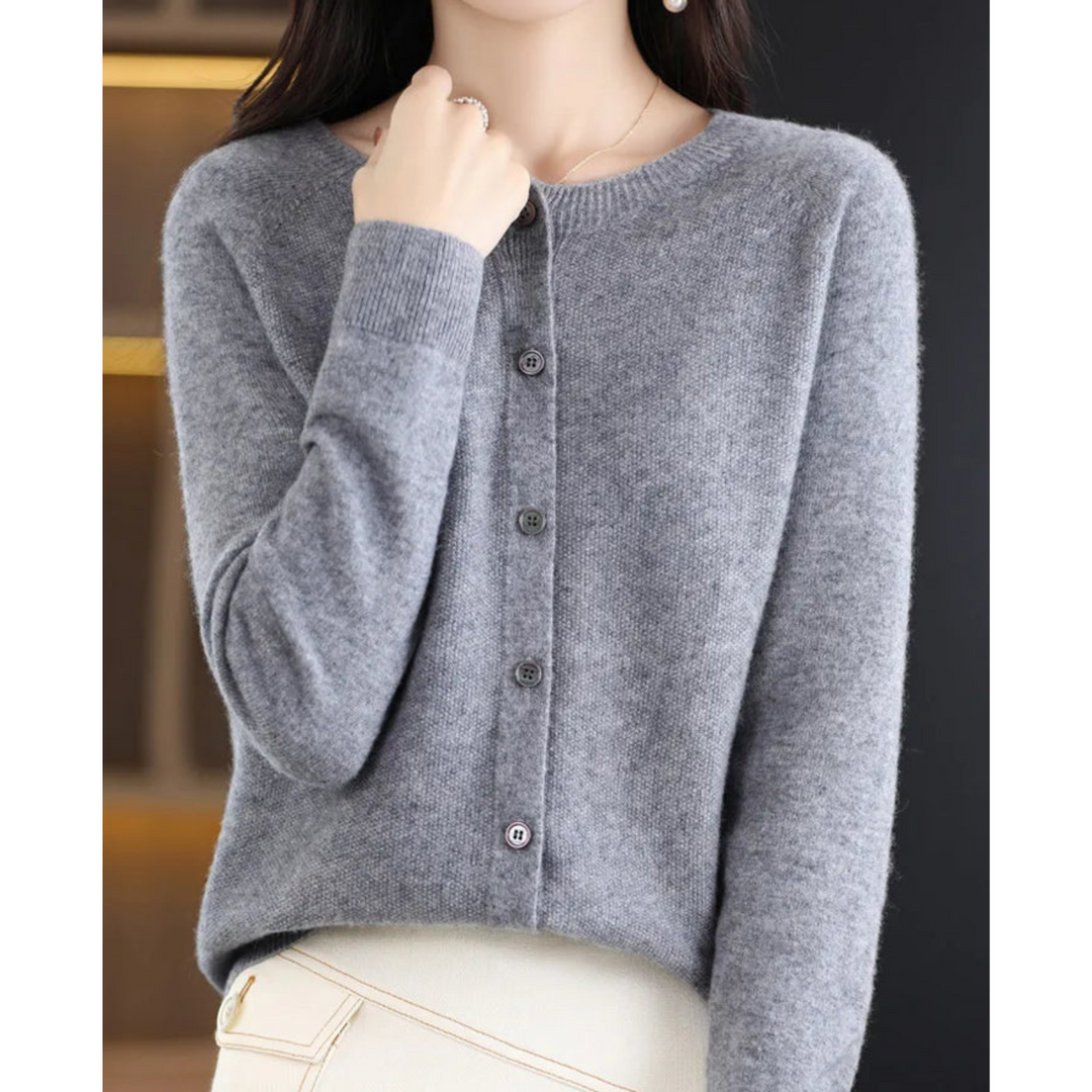 Jacqueline | Soft Button-Down Sweater for Women