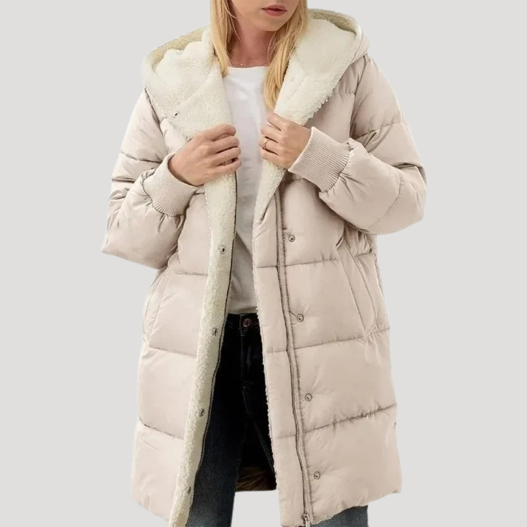 Brooklyn | Winter Hooded Puffer Coat For Women
