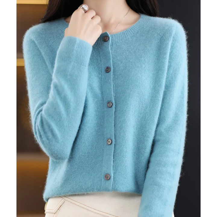 Jacqueline | Soft Button-Down Sweater for Women