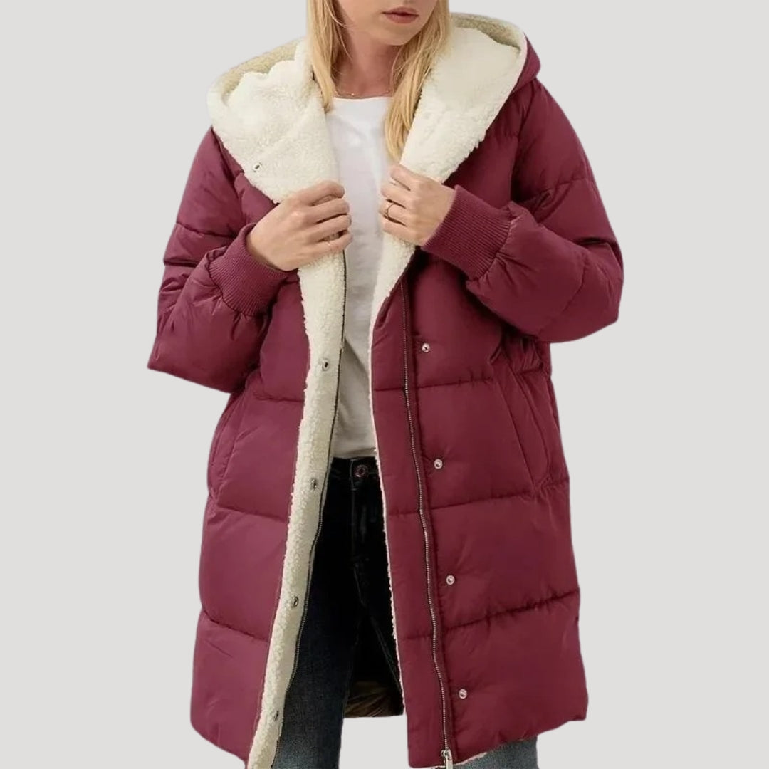 Brooklyn | Winter Hooded Puffer Coat For Women