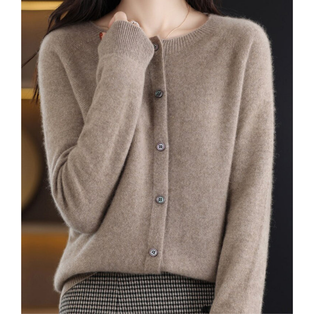 Jacqueline | Soft Button-Down Sweater for Women