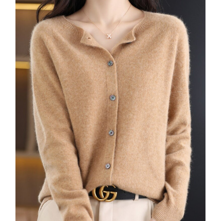 Jacqueline | Soft Button-Down Sweater for Women