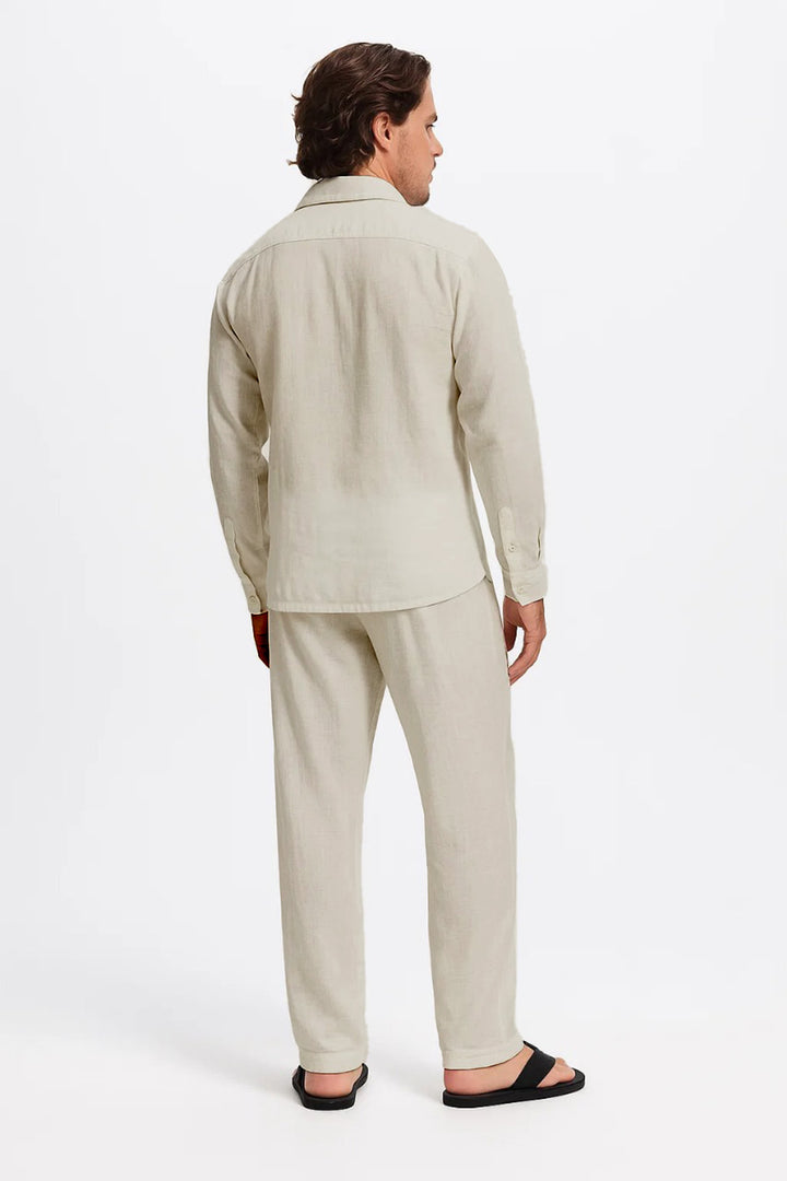 Relaxed Trousers | Nilo – Cream