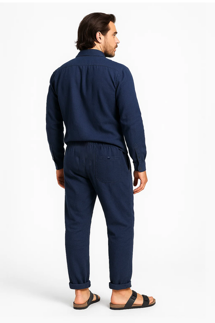 Skinny Trousers | Jalen – Navy Blue