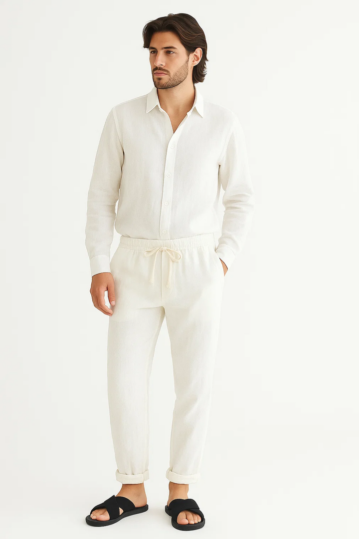 Skinny Trousers | Lior – Eggshell