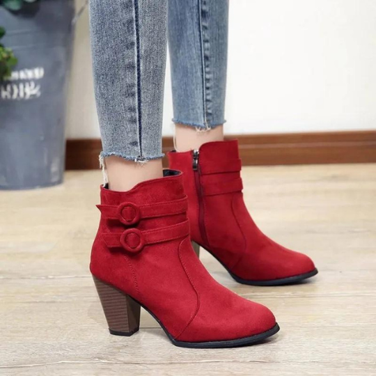 Kimberly | Women’s Chic Zip-Up Ankle Boots