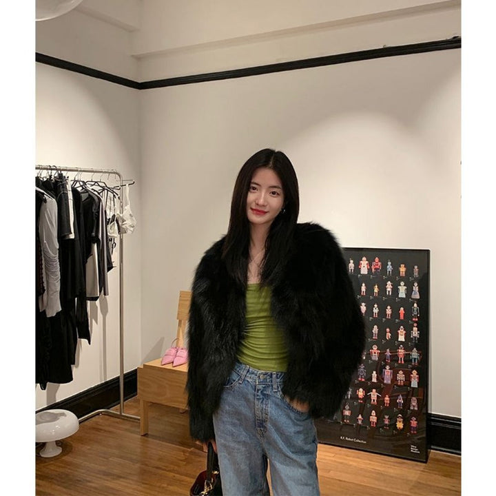 Amelia | Women’s Stylish Faux Fur Party Jacket
