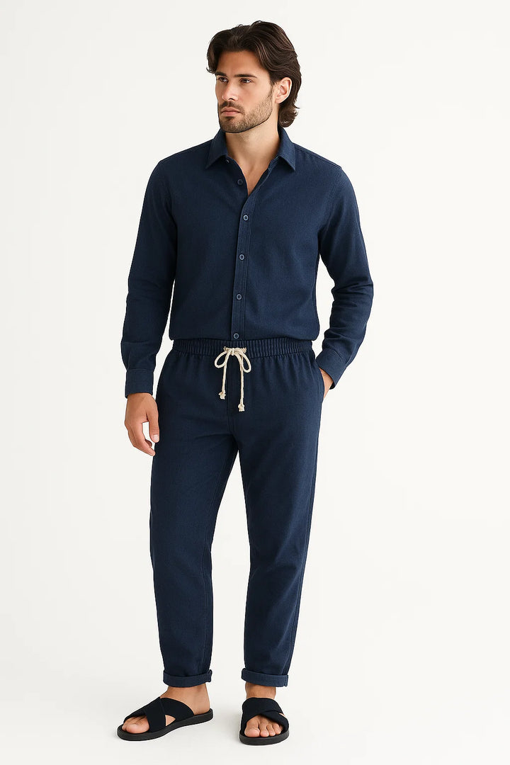 Skinny Trousers | Jalen – Navy Blue
