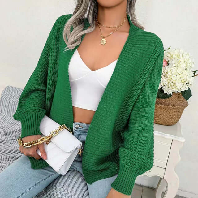 Sabrina | Casual Open-Front Knit Cardigan for Women