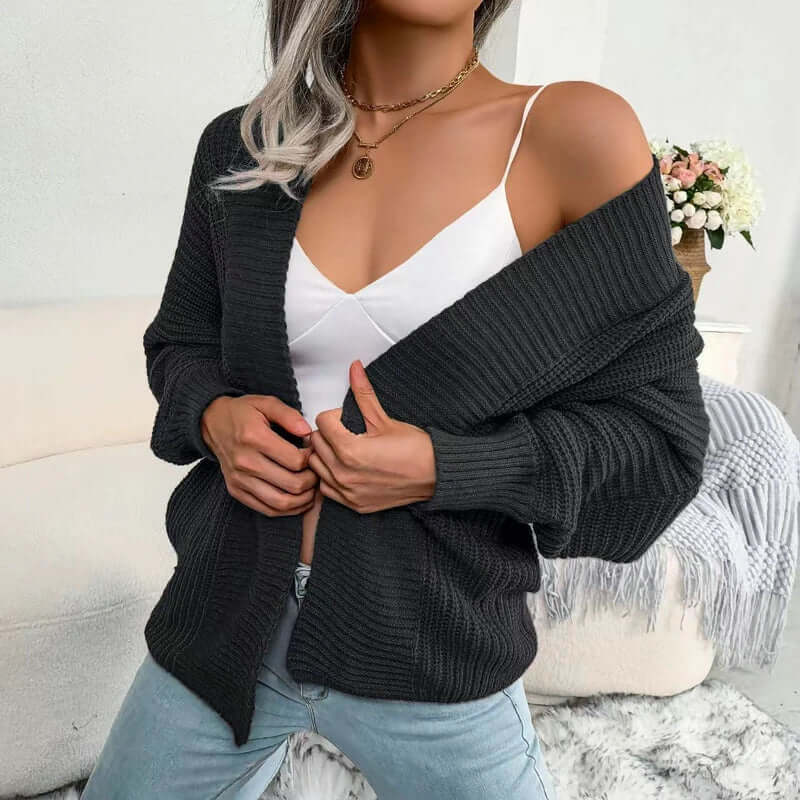 Sabrina | Casual Open-Front Knit Cardigan for Women