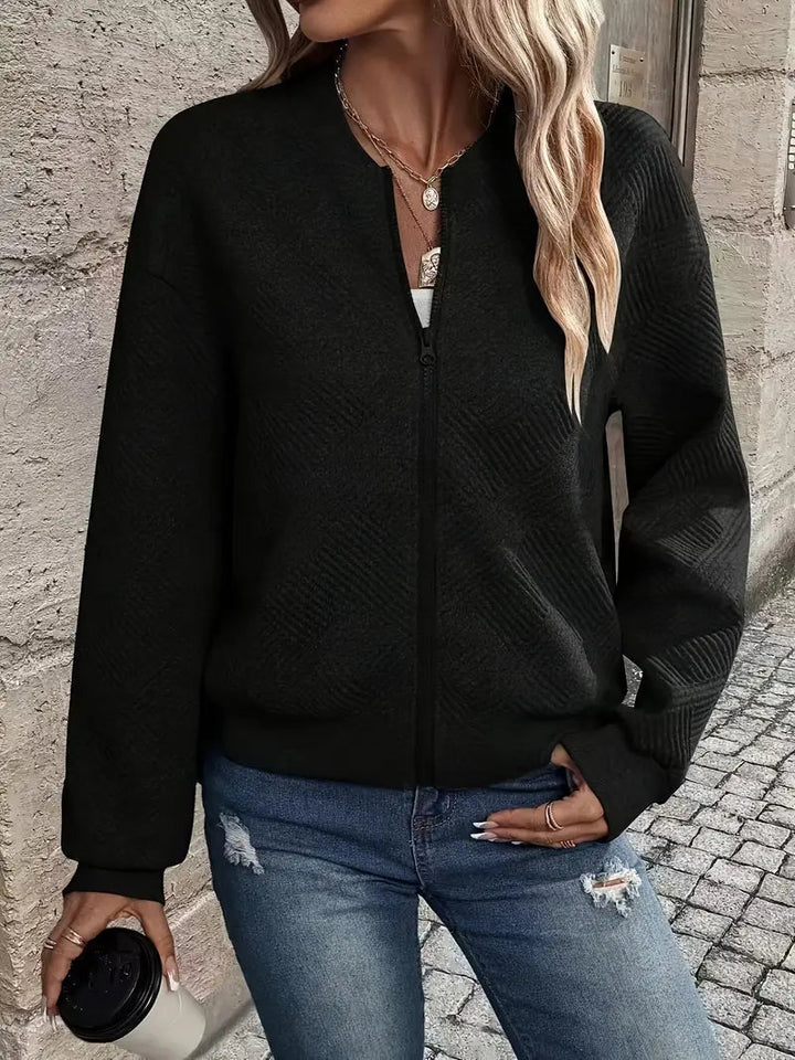 Emma | Women’s Winter Casual Zipper Long Sleeve Cardigan