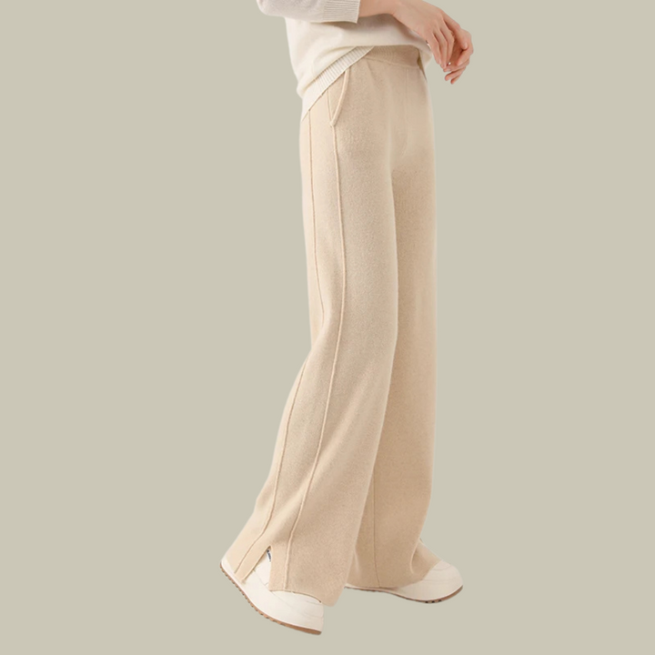 Jasmine | Women’s Elegant High Waist Classic Wool Trousers