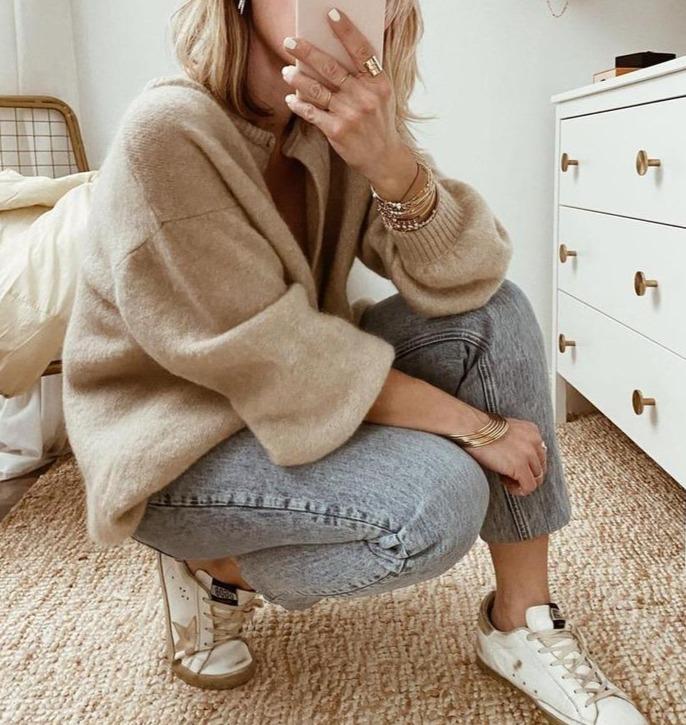 Alana | Button Cardigan with Loose Fit for Women