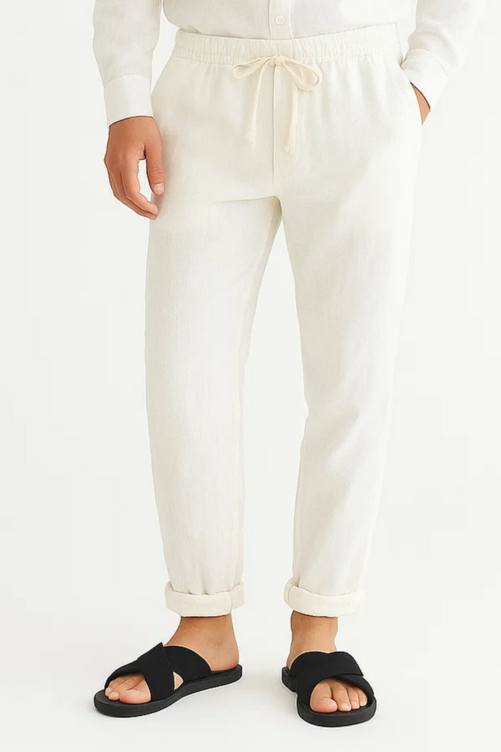 Skinny Trousers | Lior – Eggshell