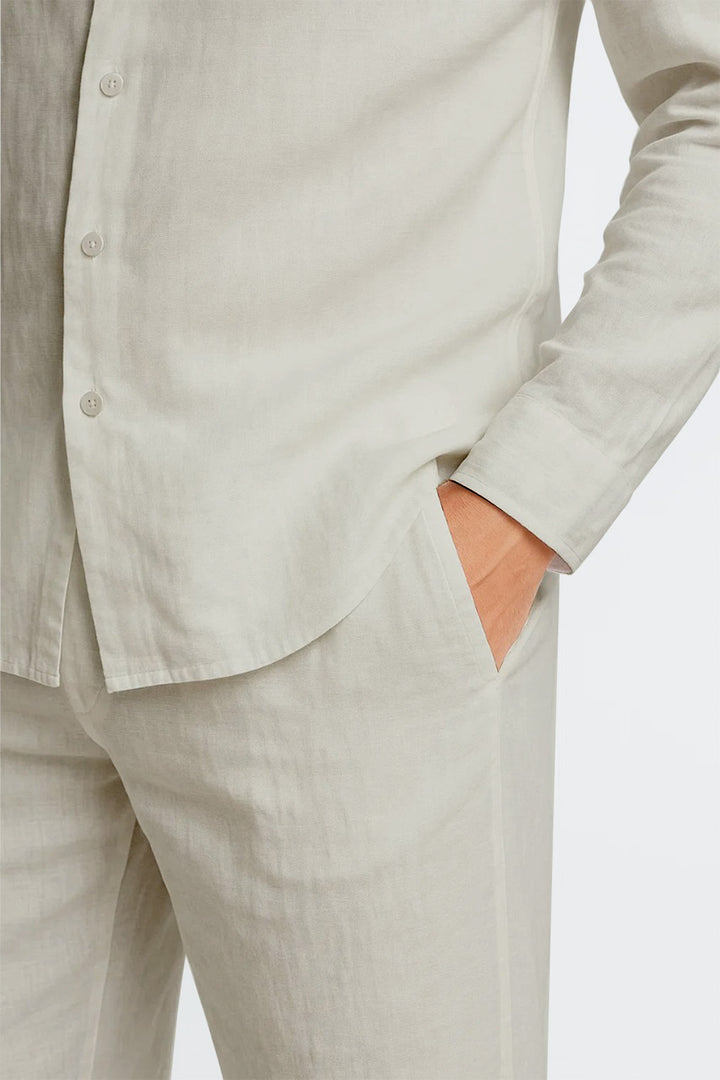 Relaxed Trousers | Nilo – Cream