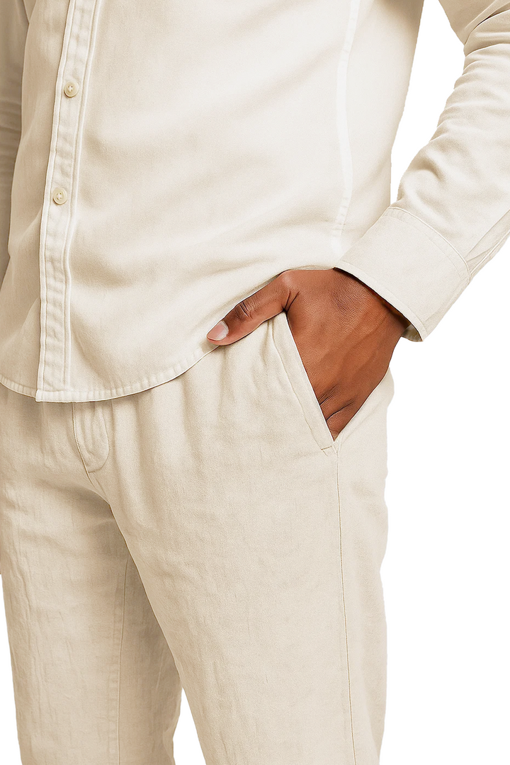 Skinny Trousers | Milo – Ecru