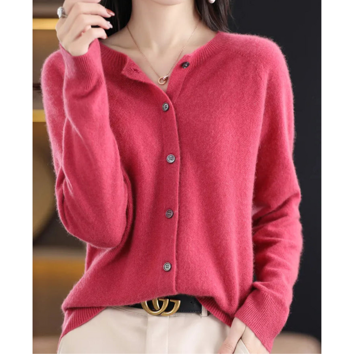 Jacqueline | Soft Button-Down Sweater for Women