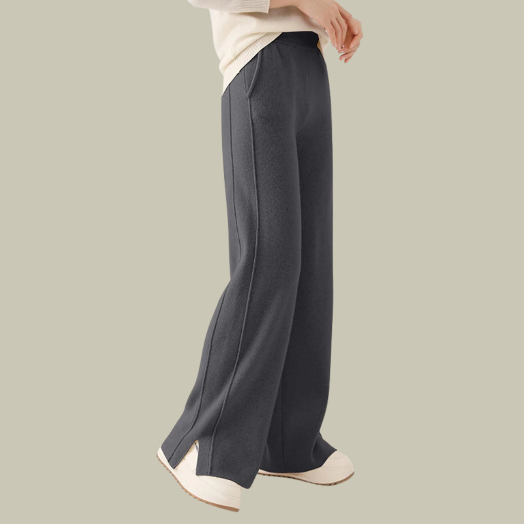 Jasmine | Women’s Elegant High Waist Classic Wool Trousers