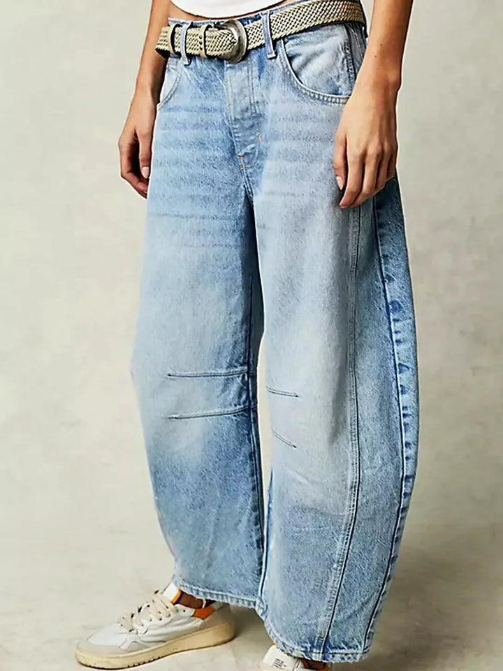 Elizabeth | Women’s Winter Wide Leg Casual Loose Fit jeans