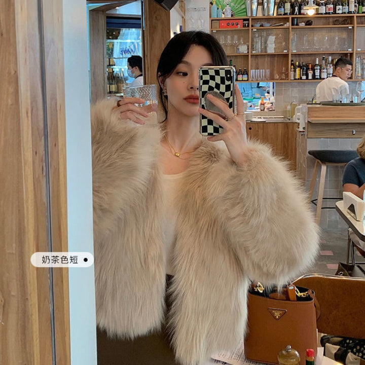 Amelia | Women’s Stylish Faux Fur Party Jacket