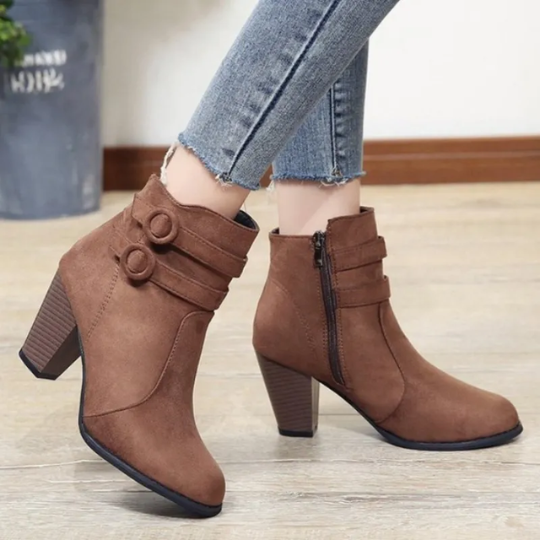 Kimberly | Women’s Chic Zip-Up Ankle Boots