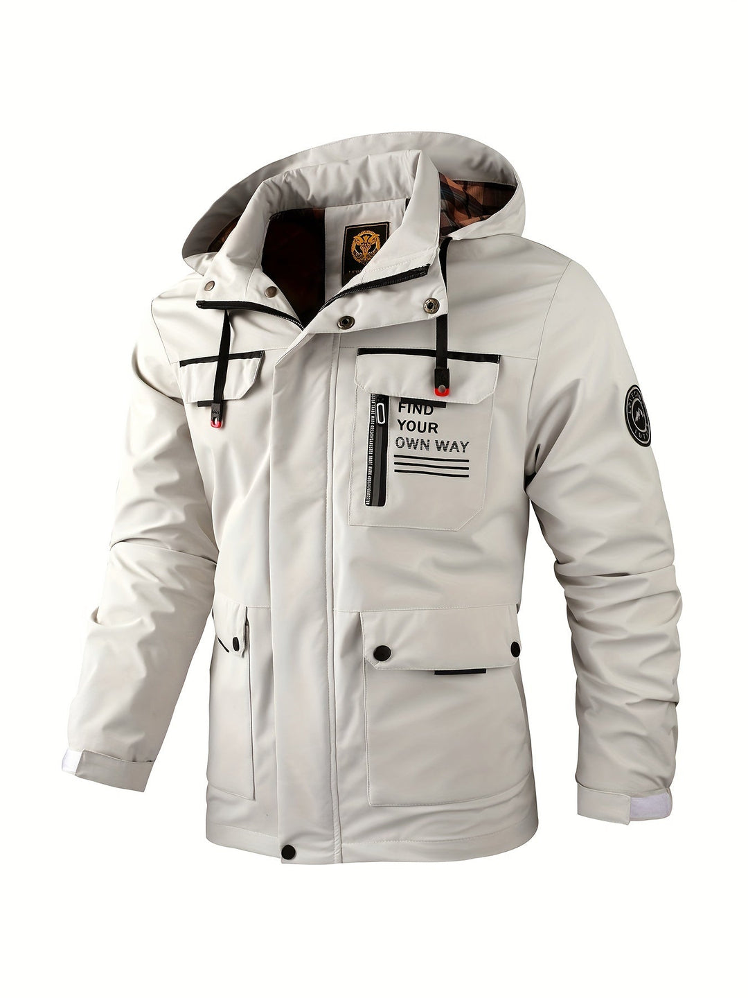 Aaron | Men’s Hooded Lightweight Waterproof Rain Jacket