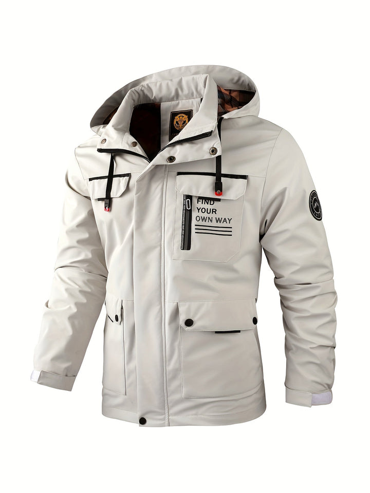 Aaron | Men’s Hooded Lightweight Waterproof Rain Jacket