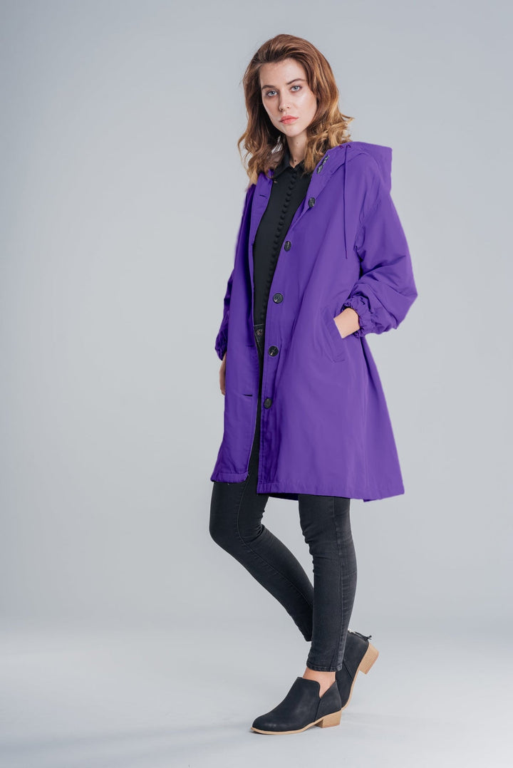Dakota | Women Winter Hooded Loose Buttoned Coat
