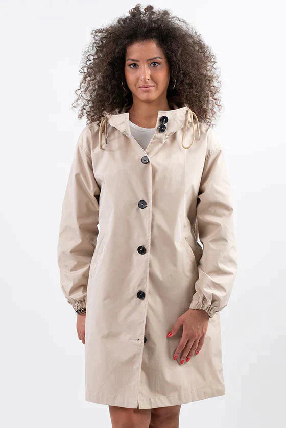 Dakota | Women Winter Hooded Loose Buttoned Coat