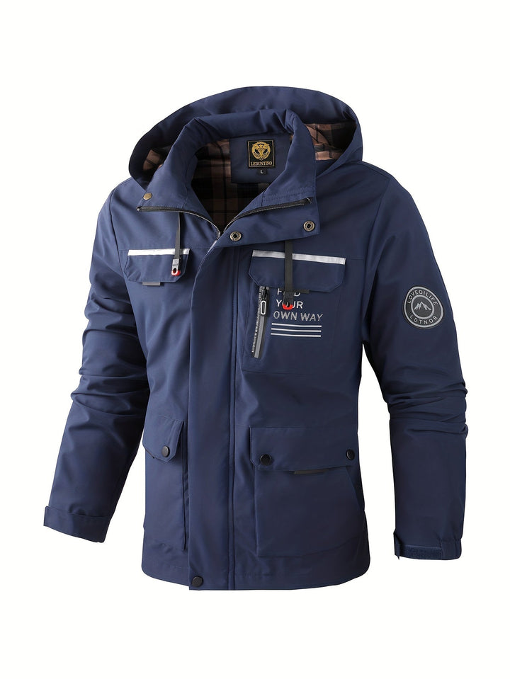 Aaron | Men’s Hooded Lightweight Waterproof Rain Jacket