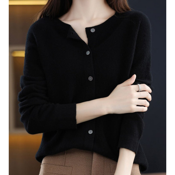 Jacqueline | Soft Button-Down Sweater for Women