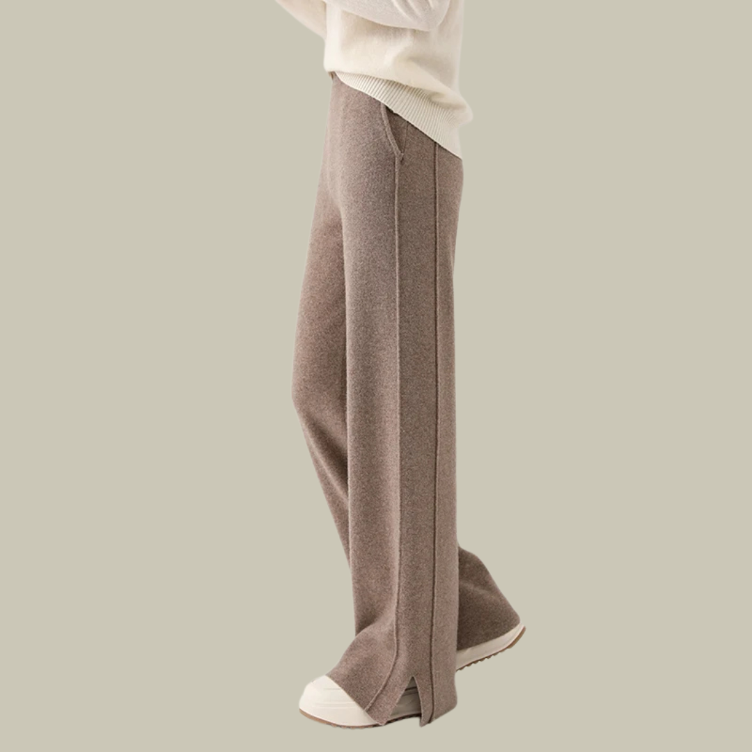 Jasmine | Women’s Elegant High Waist Classic Wool Trousers