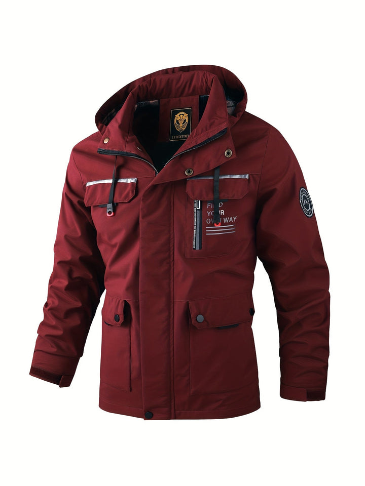 Aaron | Men’s Hooded Lightweight Waterproof Rain Jacket