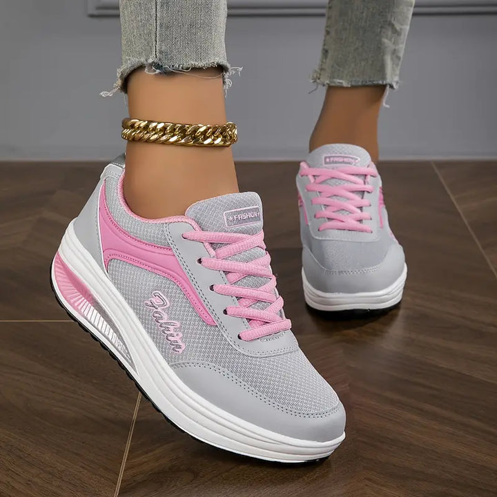 Samantha | Women’s Casual Air Cushion Lace-Up Sneakers