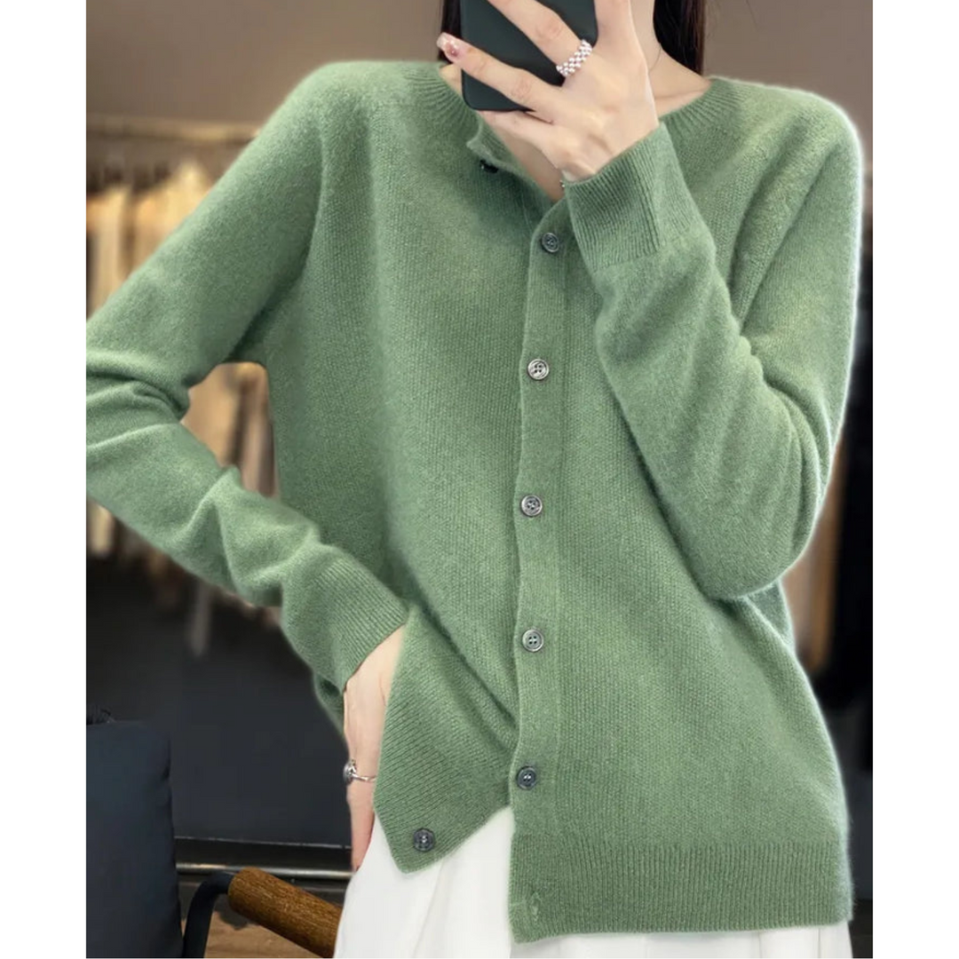Jacqueline | Soft Button-Down Sweater for Women