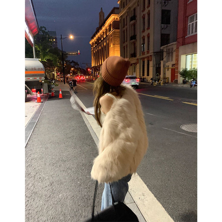 Amelia | Women’s Stylish Faux Fur Party Jacket