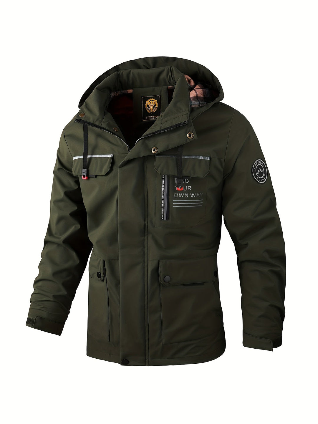 Aaron | Men’s Hooded Lightweight Waterproof Rain Jacket