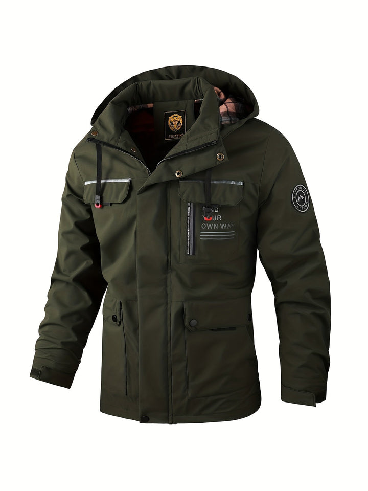 Aaron | Men’s Hooded Lightweight Waterproof Rain Jacket