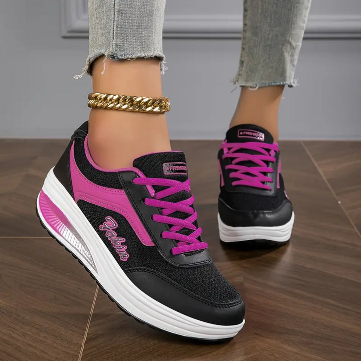 Samantha | Women’s Casual Air Cushion Lace-Up Sneakers