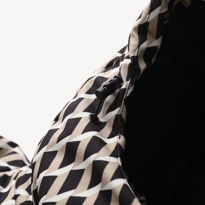 Nicole | Women’s Quilted Belted Winter Hooded Coat
