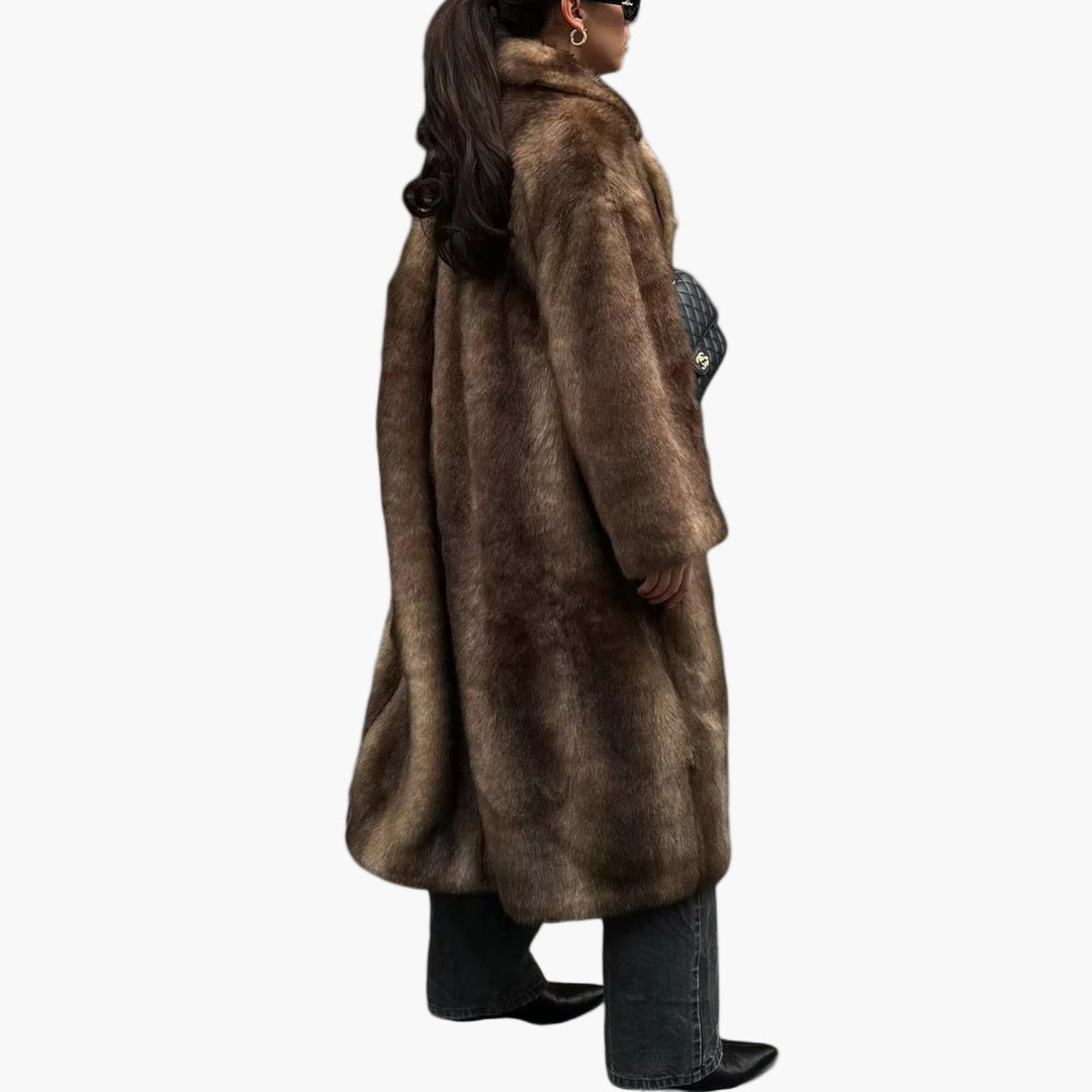 Vanessa | Women's Casual Long Faux Fur Coat