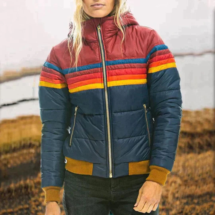 Ashley| Women's Color-Block Puffer Winter Jacket