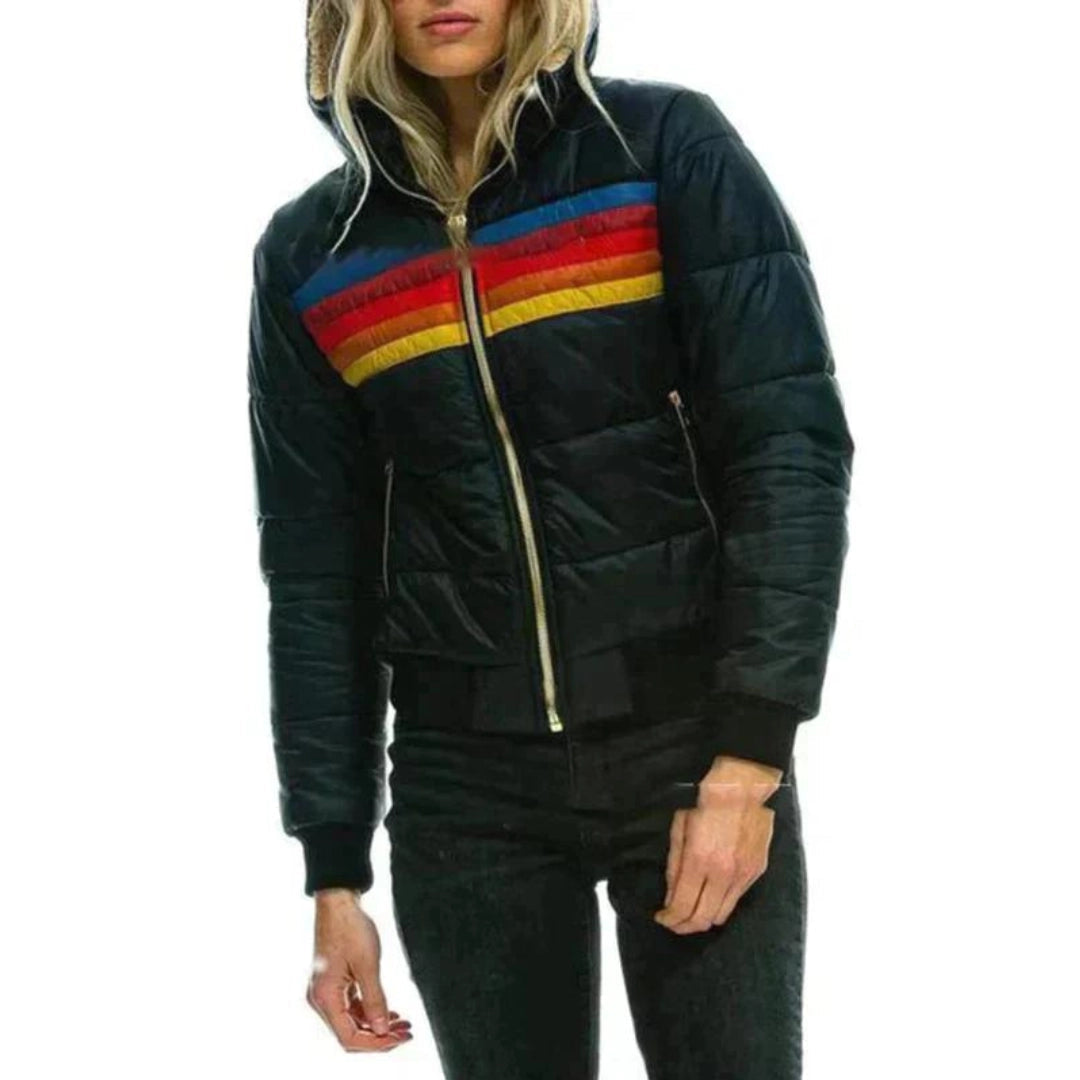 Ashley| Women's Color-Block Puffer Winter Jacket